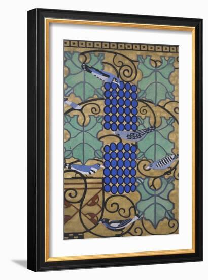 Part of the Original Maquette Design for Frieze on the High Altar of St. Leopold Am Steinhof, 1906-Koloman Moser-Framed Giclee Print