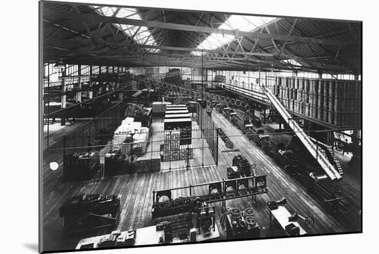 Part of the Production Line at Ford's Highland Park Factory, Detroit, Michigan, USA, C1914-null-Mounted Giclee Print