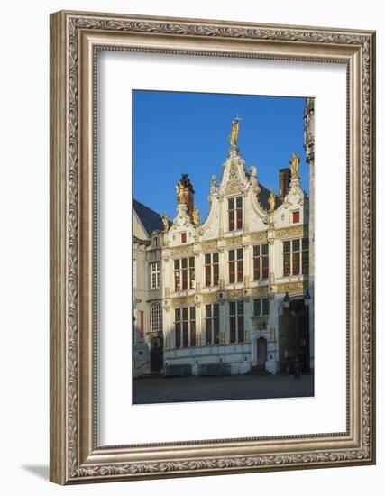 Part of the Town Hall, Bruges, UNESCO World Heritage Site, Belgium, Europe-James Emmerson-Framed Photographic Print