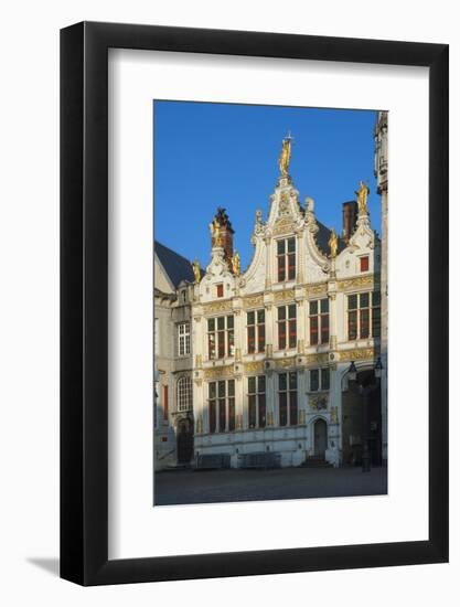 Part of the Town Hall, Bruges, UNESCO World Heritage Site, Belgium, Europe-James Emmerson-Framed Photographic Print