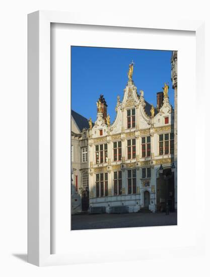 Part of the Town Hall, Bruges, UNESCO World Heritage Site, Belgium, Europe-James Emmerson-Framed Photographic Print