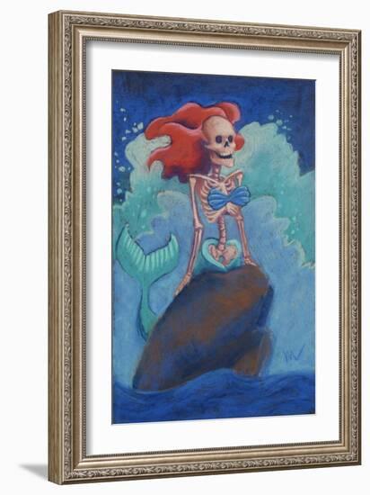 Part of Your (Skelly) World-Marie Marfia Fine Art-Framed Giclee Print