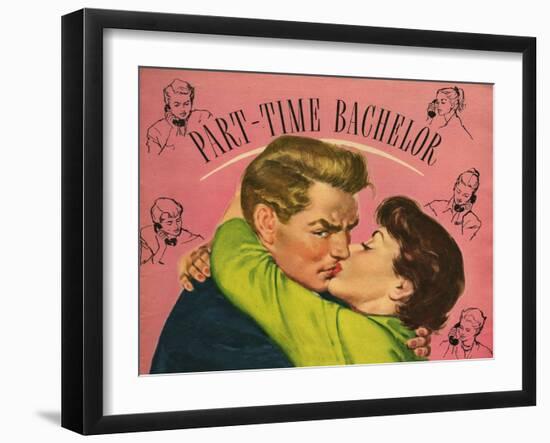 Part-Time Bachelor, Illustration from 'John Bull', 1950S-null-Framed Giclee Print