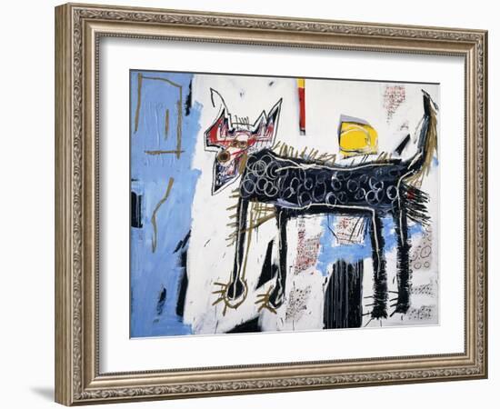 Part Wolf-Jean-Michel Basquiat-Framed Giclee Print