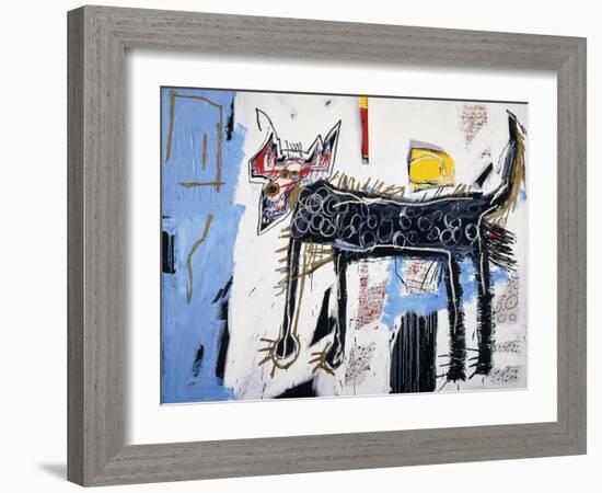 Part Wolf-Jean-Michel Basquiat-Framed Giclee Print