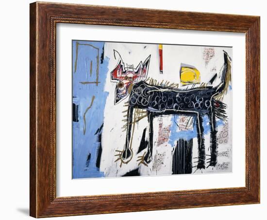 Part Wolf-Jean-Michel Basquiat-Framed Giclee Print