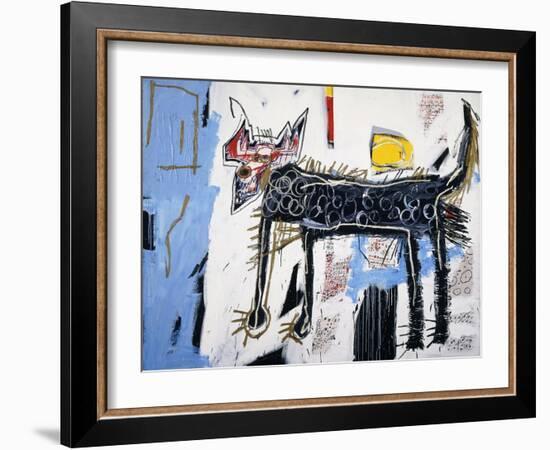 Part Wolf-Jean-Michel Basquiat-Framed Giclee Print