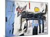 Part Wolf-Jean-Michel Basquiat-Mounted Giclee Print