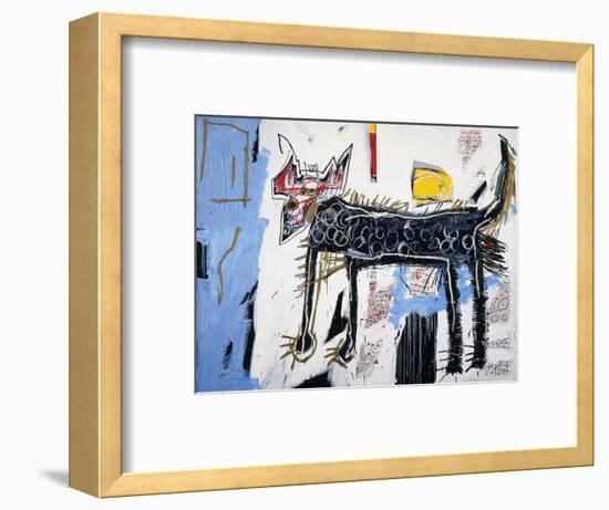 Part Wolf-Jean-Michel Basquiat-Framed Giclee Print