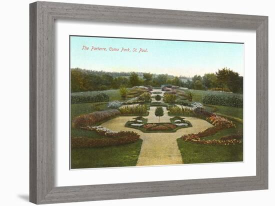 Parterre, Como Park, St. Paul, Minnesota-null-Framed Art Print