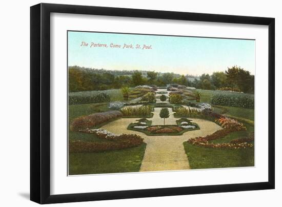 Parterre, Como Park, St. Paul, Minnesota-null-Framed Art Print