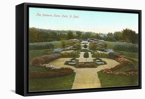 Parterre, Como Park, St. Paul, Minnesota-null-Framed Stretched Canvas