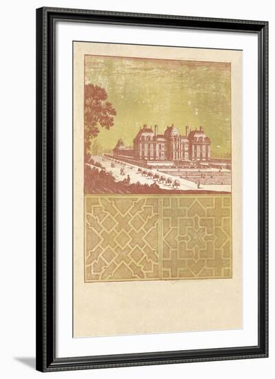 Parterre II - Terra-A^ Poiteau-Framed Giclee Print