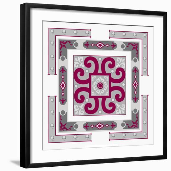 Parterre IV-Max Carter-Framed Art Print