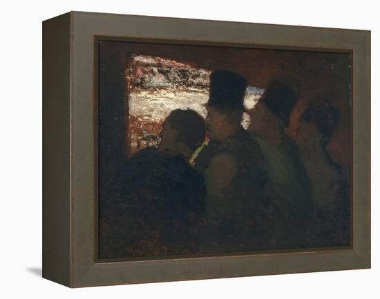 Parterre (Theater Audienc), C. 1858-Honoré Daumier-Framed Premier Image Canvas