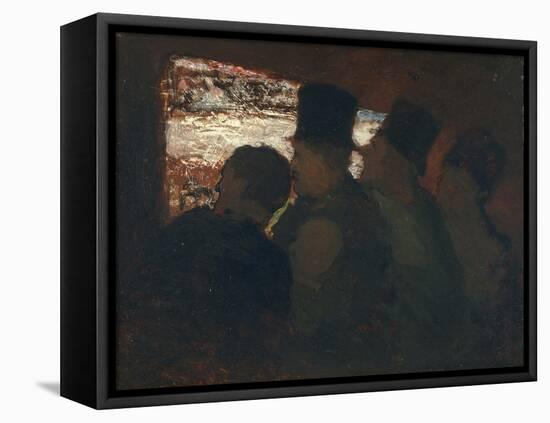Parterre (Theater Audienc), C. 1858-Honoré Daumier-Framed Premier Image Canvas