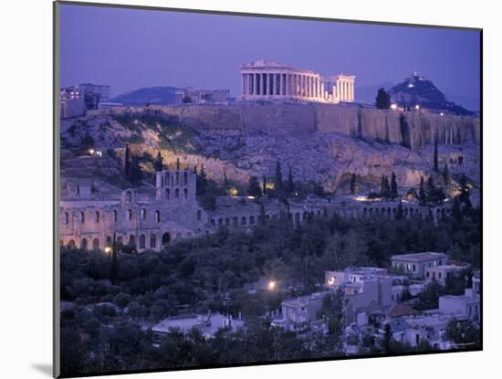 Parthenon, Acropolis, Athens, Greece-Peter Adams-Mounted Photographic Print