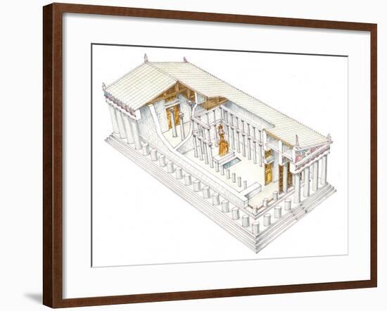 Parthenon, Athens-Fernando Aznar Cenamor-Framed Giclee Print