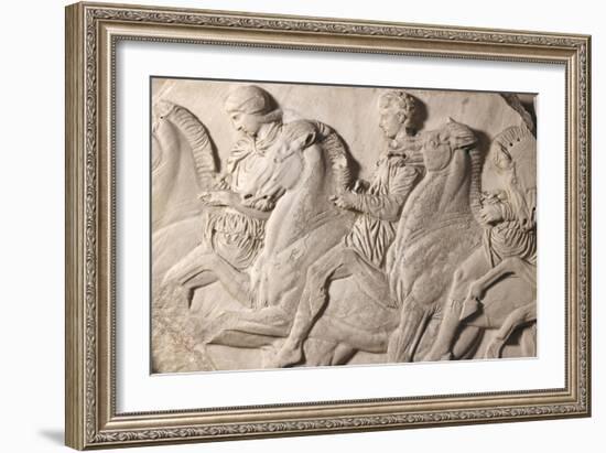 Parthenon Frieze, Detail-null-Framed Art Print