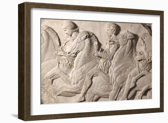 Parthenon Frieze, Detail-null-Framed Art Print