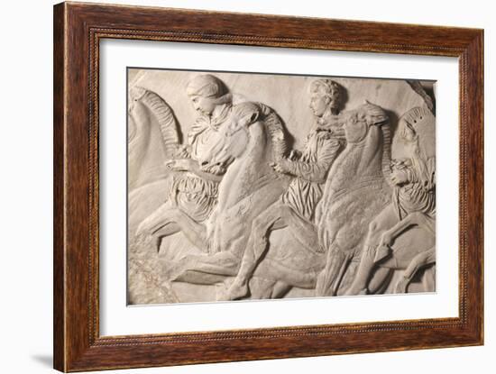 Parthenon Frieze, Detail-null-Framed Art Print