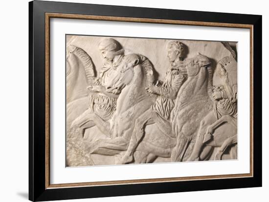 Parthenon Frieze, Detail-null-Framed Art Print