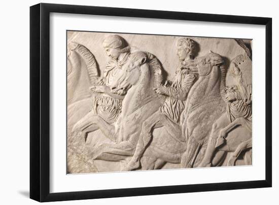 Parthenon Frieze, Detail-null-Framed Art Print