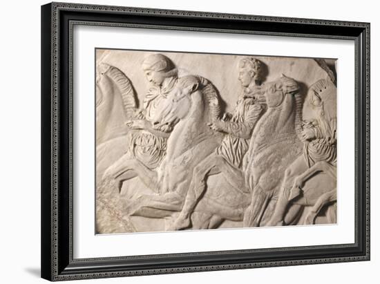 Parthenon Frieze, Detail-null-Framed Art Print