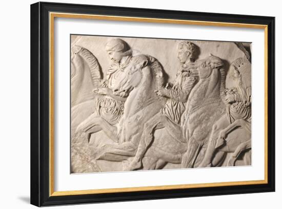 Parthenon Frieze, Detail-null-Framed Art Print