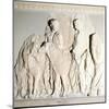 Parthenon Frieze, Elgin Marbles, Sacrifice Procession with Ram, c5th century BC-Phidias-Mounted Giclee Print