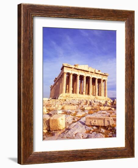 Parthenon on Acropolis, Athens, Greece-Bill Bachmann-Framed Photographic Print