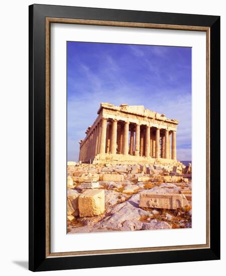 Parthenon on Acropolis, Athens, Greece-Bill Bachmann-Framed Photographic Print