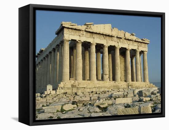 Parthenon, the Acropolis, UNESCO World Heritage Site, Athens, Greece, Europe-James Green-Framed Premier Image Canvas