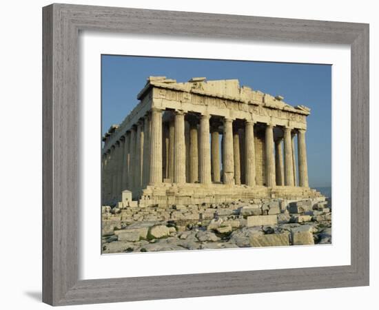 Parthenon, the Acropolis, UNESCO World Heritage Site, Athens, Greece, Europe-James Green-Framed Photographic Print