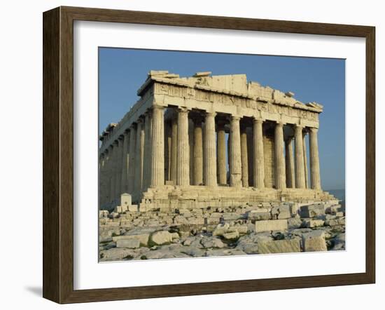 Parthenon, the Acropolis, UNESCO World Heritage Site, Athens, Greece, Europe-James Green-Framed Photographic Print