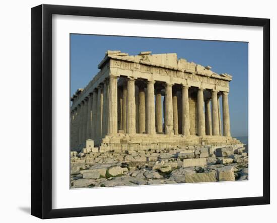 Parthenon, the Acropolis, UNESCO World Heritage Site, Athens, Greece, Europe-James Green-Framed Photographic Print