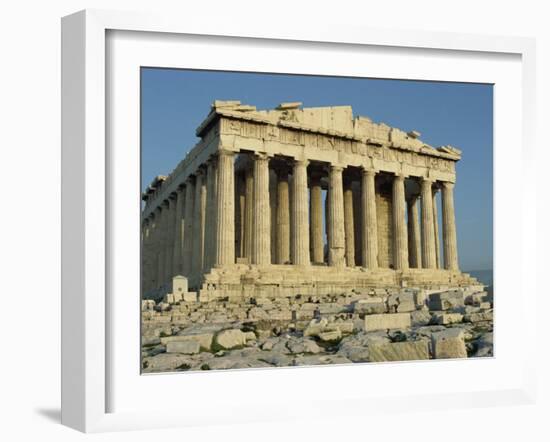 Parthenon, the Acropolis, UNESCO World Heritage Site, Athens, Greece, Europe-James Green-Framed Photographic Print