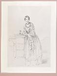 Florence Nightingale with Athena the Owl, Pub. P. and D. Colnaghi, 1855-Parthenope Nightingale-Laminated Giclee Print