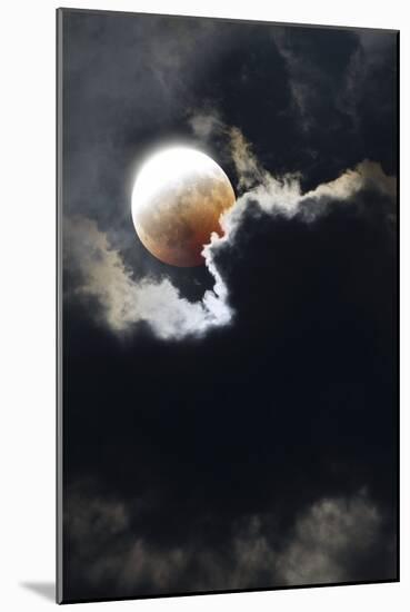 Partial Lunar Eclipse-Detlev Van Ravenswaay-Mounted Photographic Print
