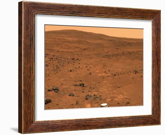 Partial Seminole Panorama of Mars-Stocktrek Images-Framed Photographic Print