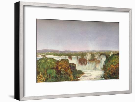 'Partial View of the Falls of Iguassu', 1914-Unknown-Framed Giclee Print