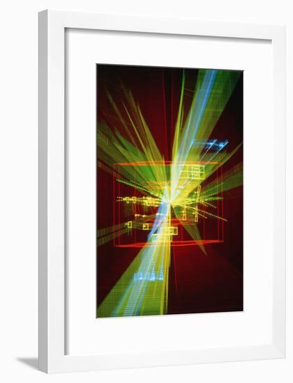 Particle Interaction At CERN-David Parker-Framed Photographic Print