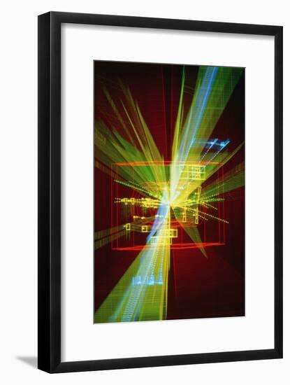 Particle Interaction At CERN-David Parker-Framed Photographic Print