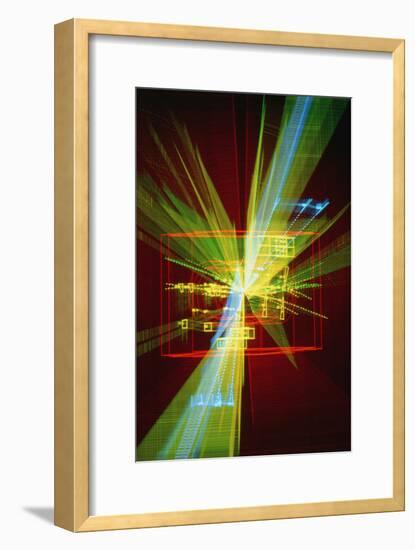 Particle Interaction At CERN-David Parker-Framed Photographic Print