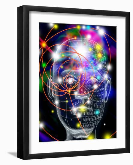 Particle Tracks-Mehau Kulyk-Framed Photographic Print