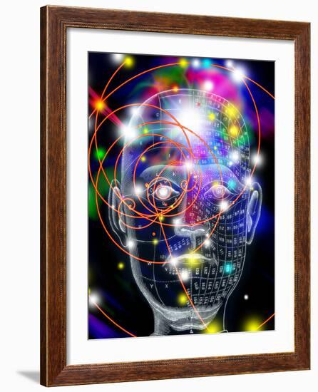 Particle Tracks-Mehau Kulyk-Framed Photographic Print