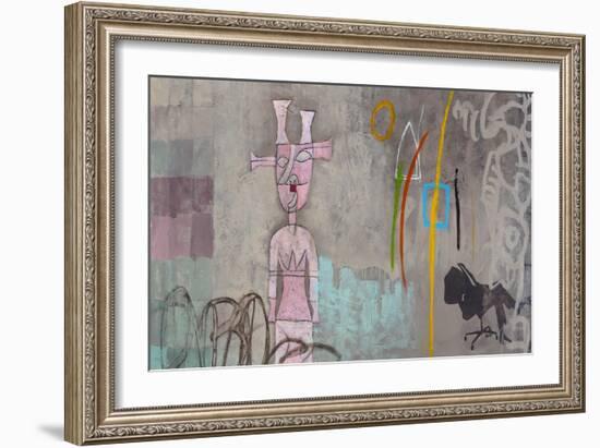 Particular Pink-Clayton Rabo-Framed Giclee Print