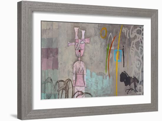 Particular Pink-Clayton Rabo-Framed Giclee Print