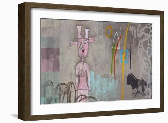 Particular Pink-Clayton Rabo-Framed Giclee Print