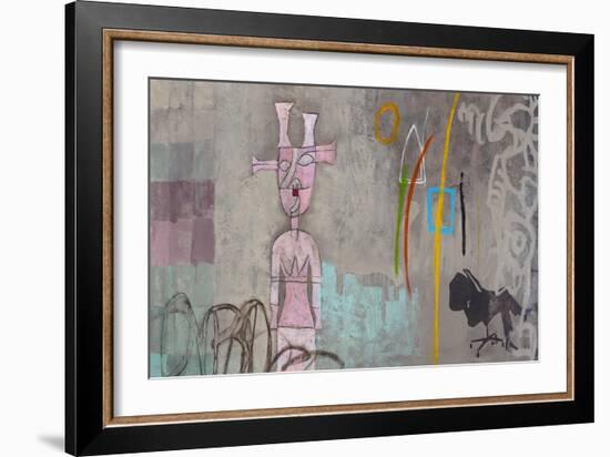 Particular Pink-Clayton Rabo-Framed Giclee Print